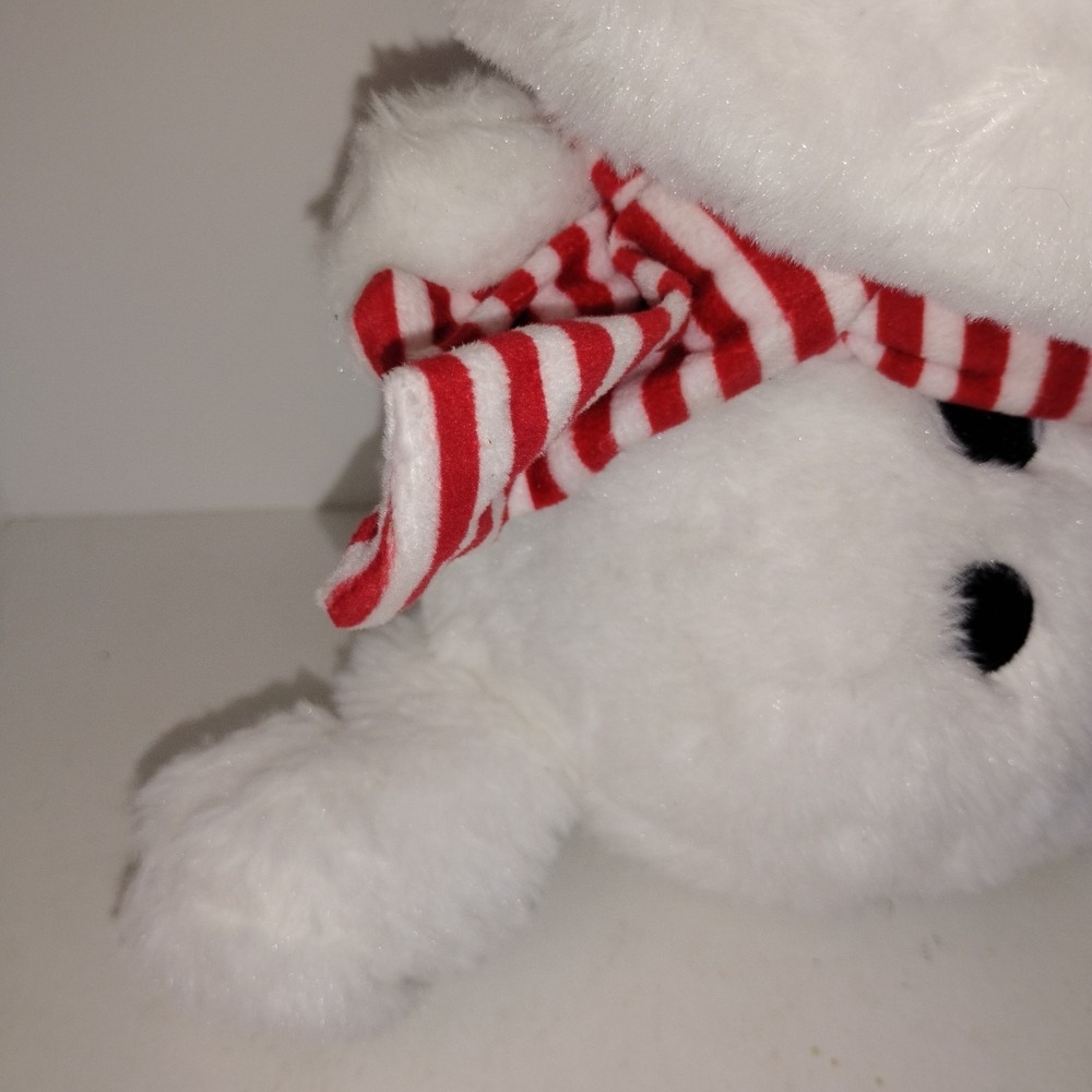 2022 Cuddle Barn Caroling Cuties Plush Snowman 10" Tall Animated Stuffed Animal - Picture 4 of 9